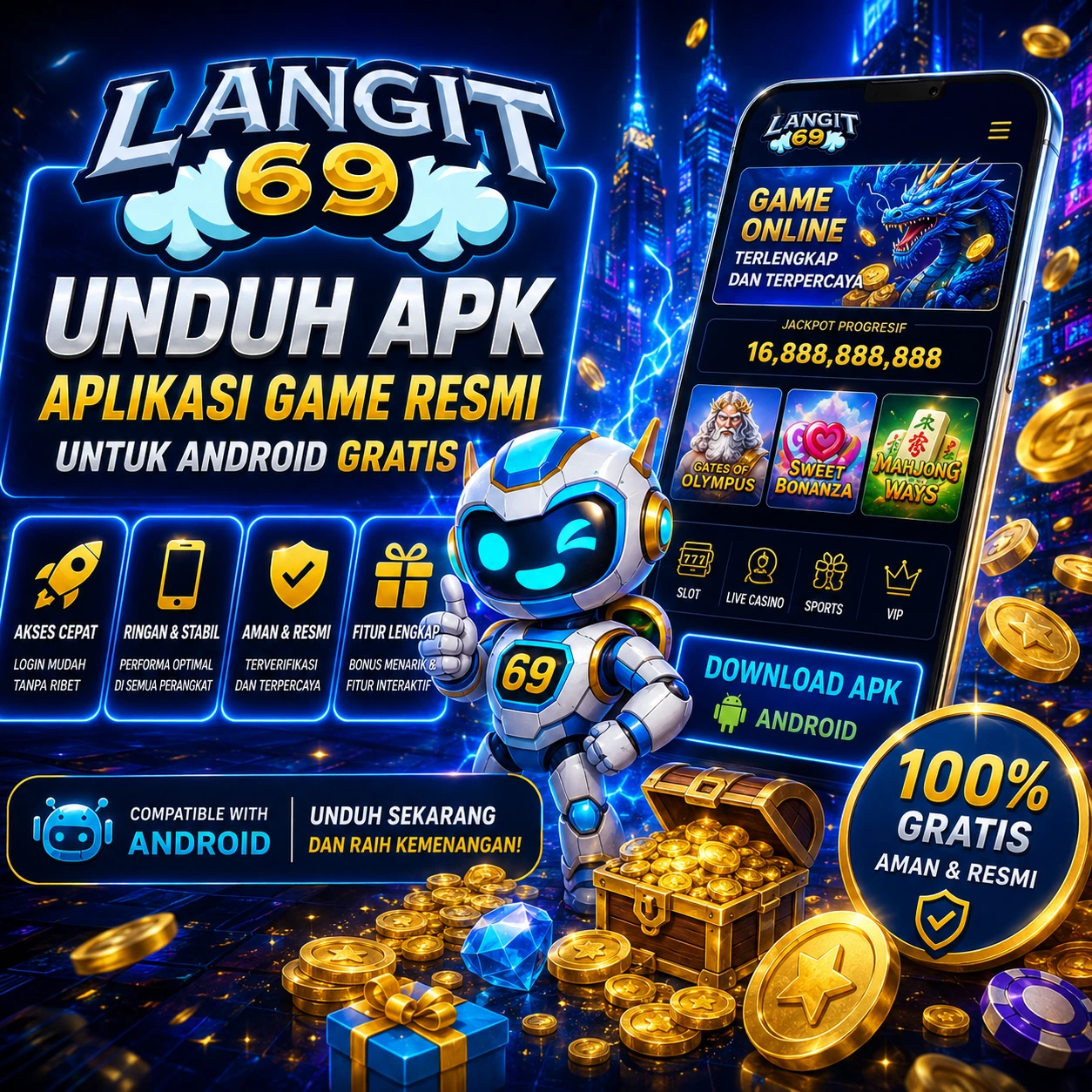 Aplikasi LANGIT69 | Instal & Download APK Resmi Lebih Mudah